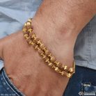 1-gram-gold-plated-2-line-glittering-design-rudraksha-bracelet-style-c712-soni-fashion-327