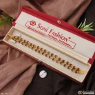 1-gram-gold-plated-2-line-glittering-design-rudraksha-bracelet-style-c712-soni-fashion-369