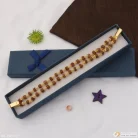 1-gram-gold-plated-2-line-glittering-design-rudraksha-bracelet-style-c712-soni-fashion-455