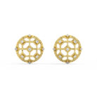 Celestial Web Diamond Studs by Tritiya