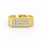 Regal Checkmate Diamond Gents Ring