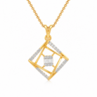 Regalia Frame Diamond Pendant
