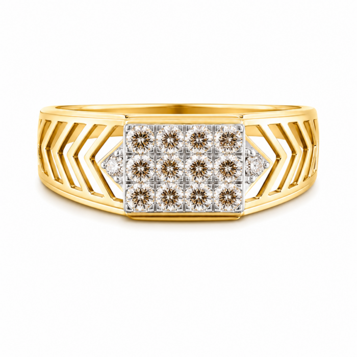 DMR25680 Majestic Valor Diamond Gents Ring