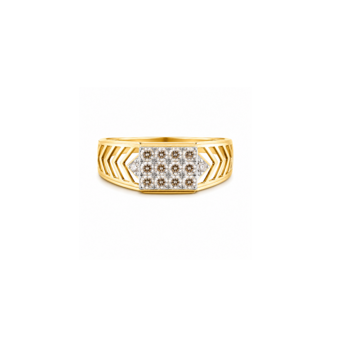 DMR25680 Majestic Valor Diamond Gents Ring