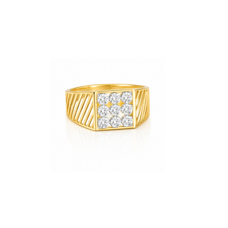 DMR25820 Vanguard Grid Diamond Ring