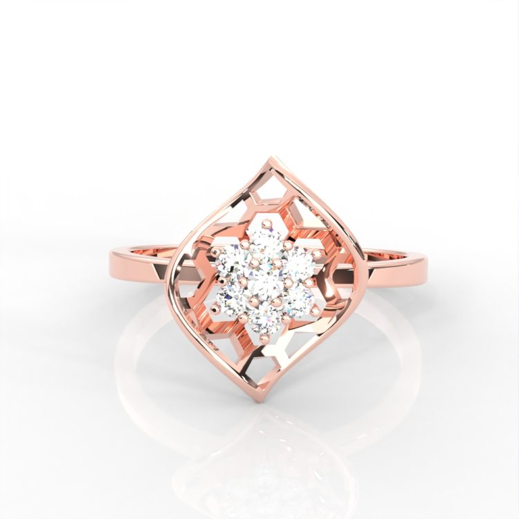 Noor Floral Diamond Ring
