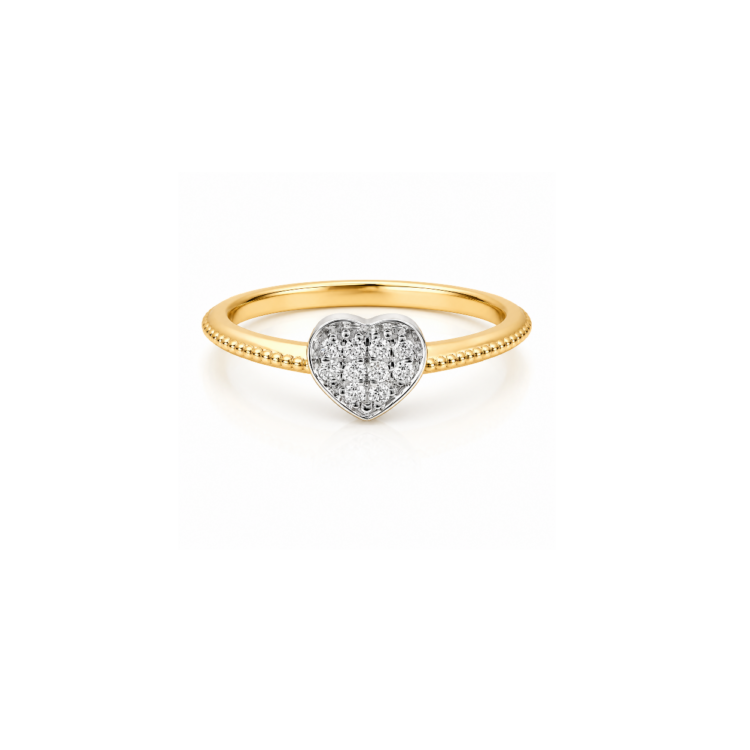 DR11990 Amora Heart Diamond Ring