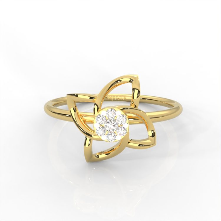Lotus Radiance Diamond Ring