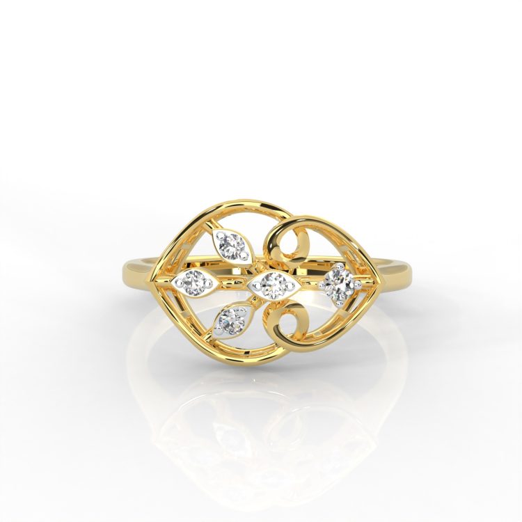 Tritiya “Eternal Vine” Diamond Ring