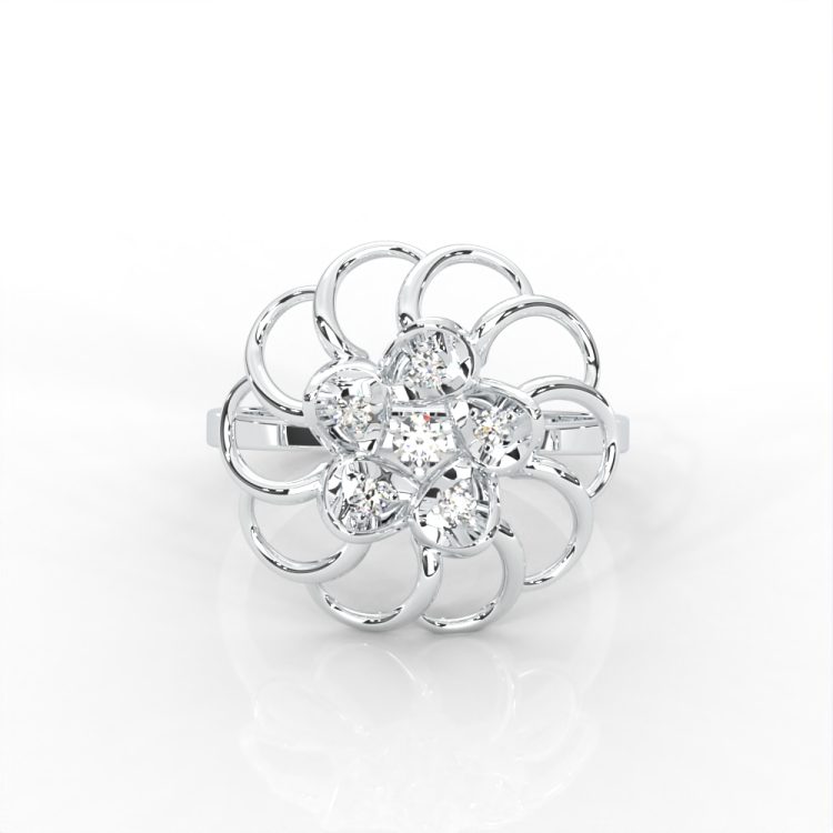 Celestial Bloom Diamond Ring