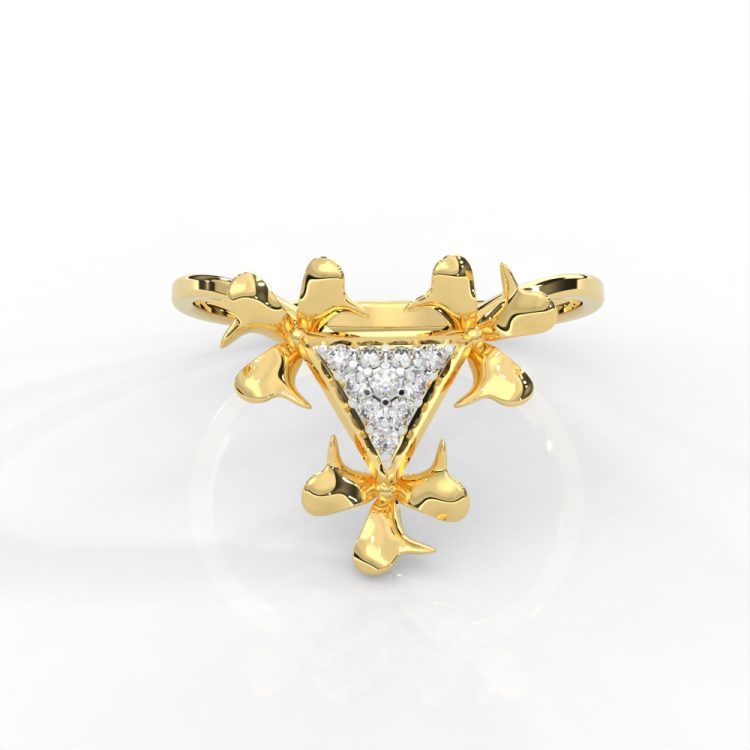 Celestial Bloom Diamond Ring