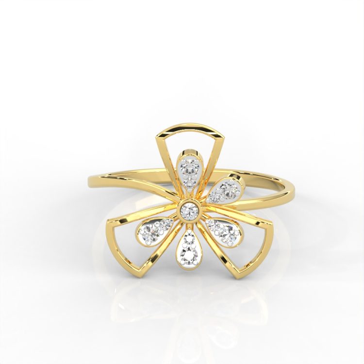 Blossom Charm Diamond Ring