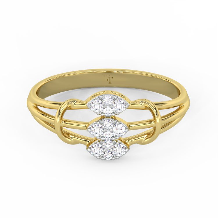 Marvella Trinity Cluster Diamond Ring