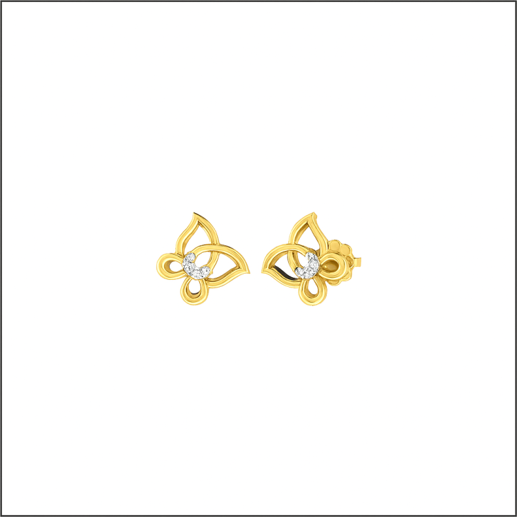 Flutter Grace Diamond Studs
