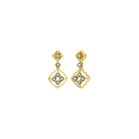 Ornate Charm Drop Earrings