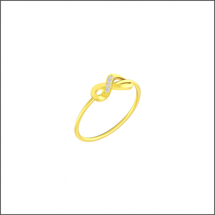 Eterna Knot Diamond Ring