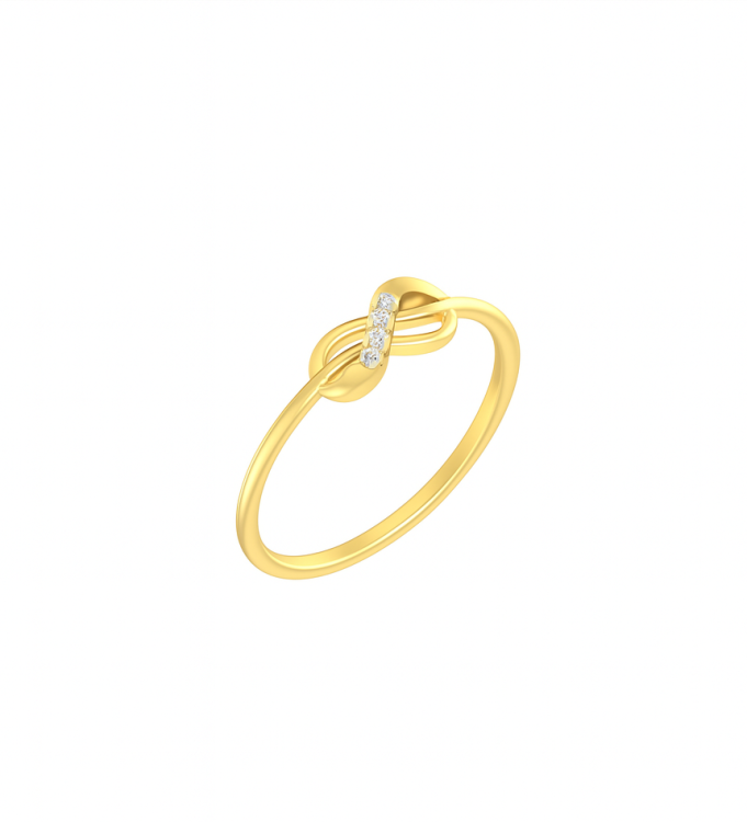Seréna Knot Diamond Ring