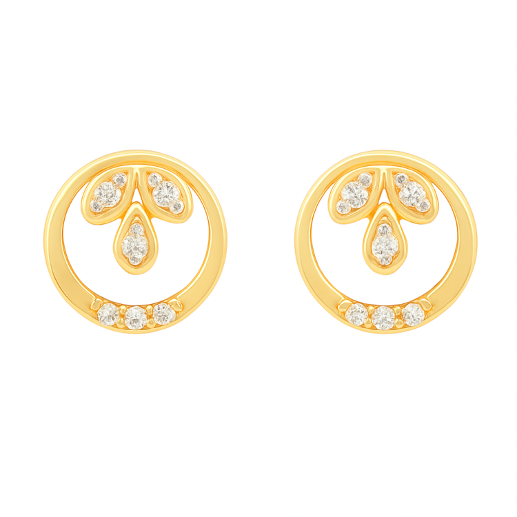 Radiant Petal Diamond Studs