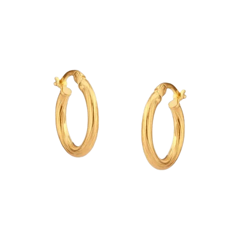 Effortless Charm Gold Hoops