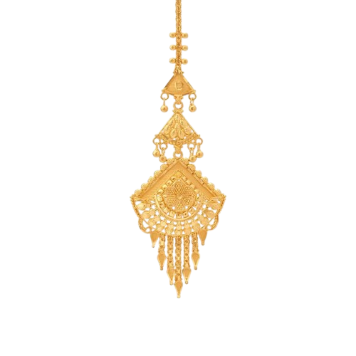 Heritage Layered Gold Maang Tikka