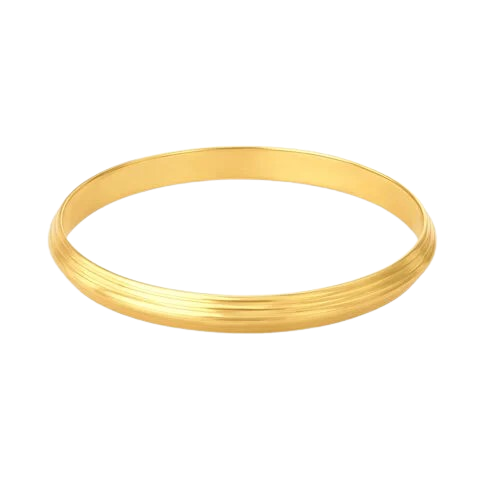 Contemporary Horizon Textured Bangles (Set of 2)