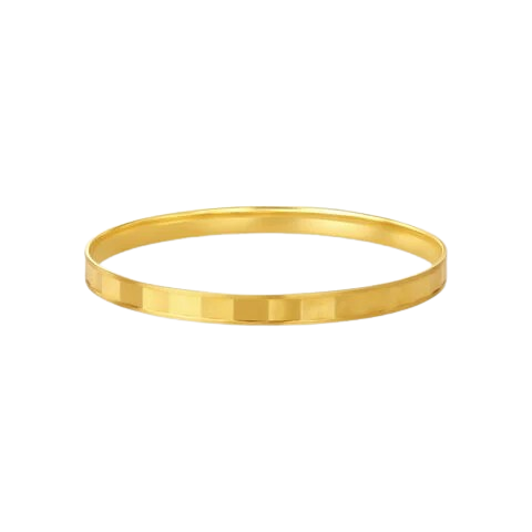 Luminous Prism Gold Bangle
