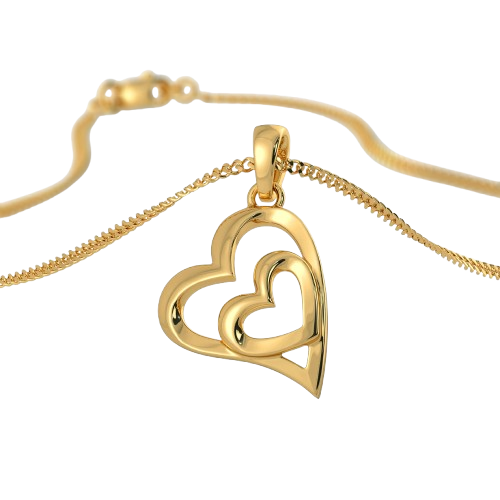 Boundless Love Interlocking Heart Pendant