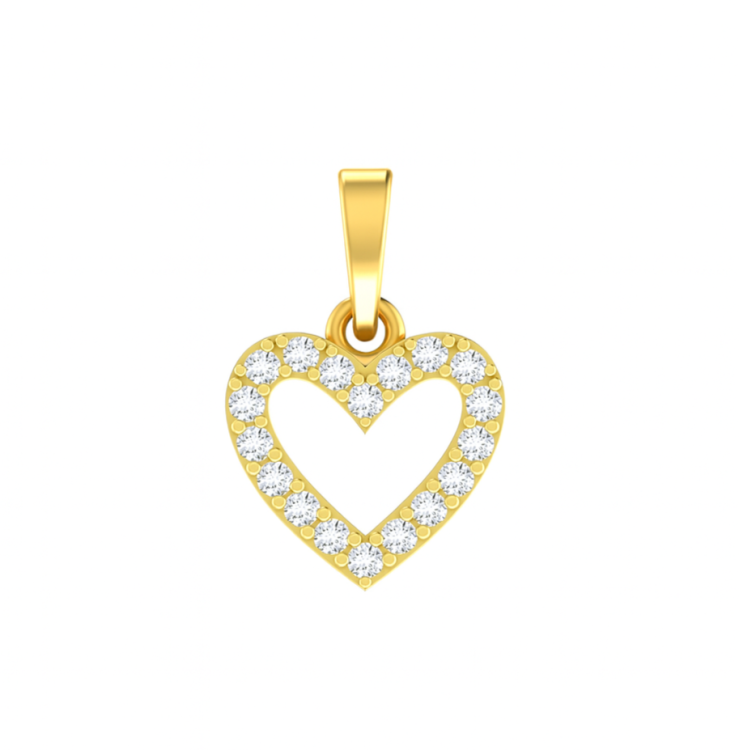 Sparkling Love Heart Pendant