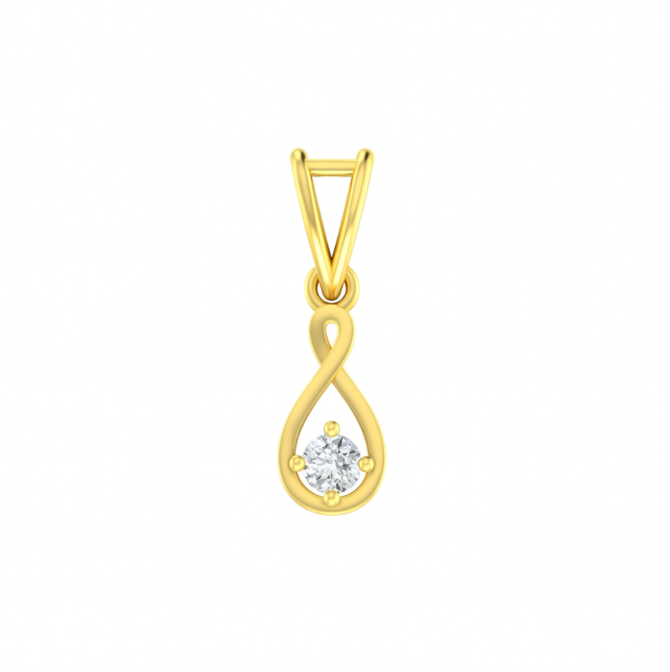 Infinity Glow Diamond Pendant