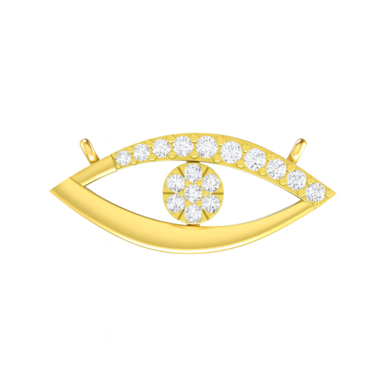 Mystic Eye Diamond Pendant