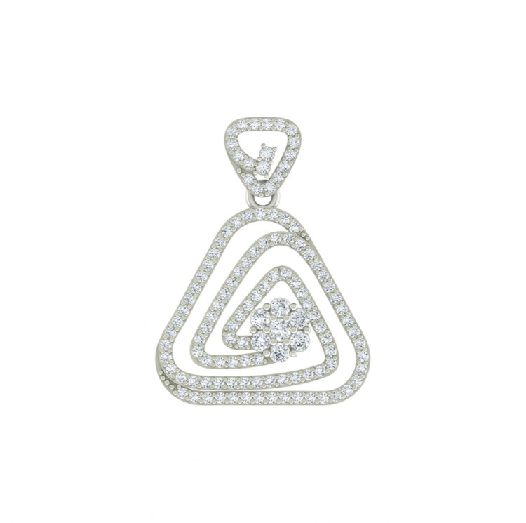 Trinity Spark Diamond Pendant