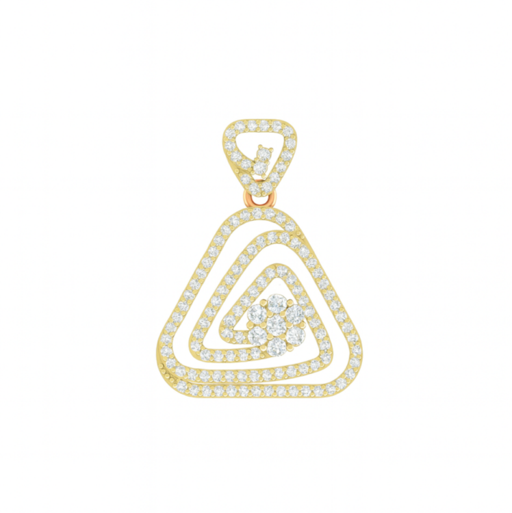 Trinity Spark Diamond Pendant