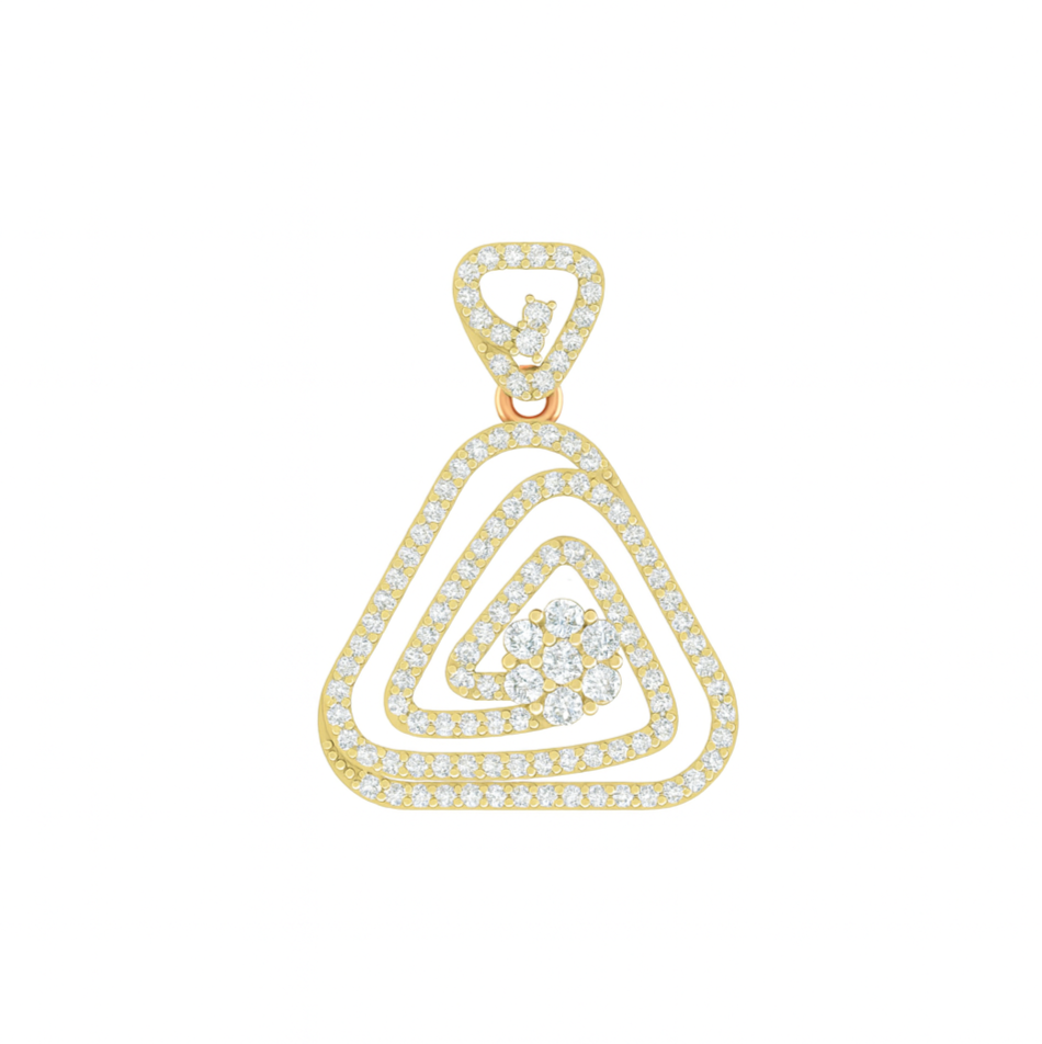 Trinity Spark Diamond Pendant