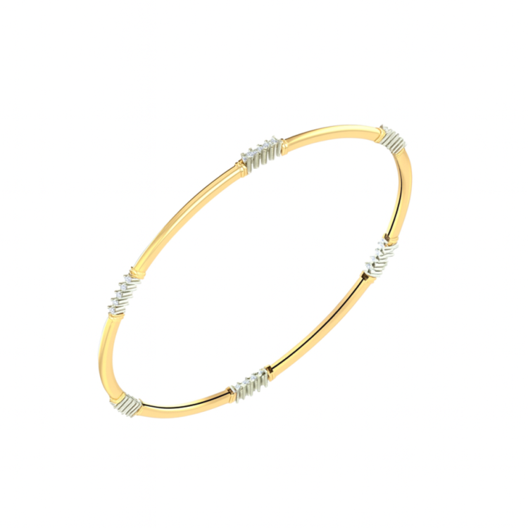 Radiant Sparkle Diamond Bangle