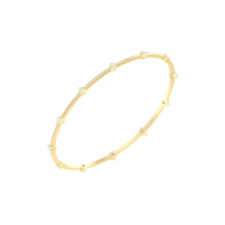 Ethereal Elegance Diamond Bangle