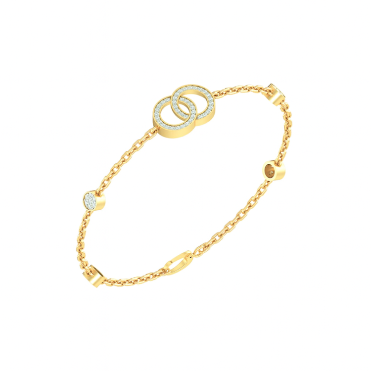 Interlocking Diamond Bracelet