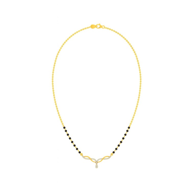 Infinity Drop Diamond Mangalsutra