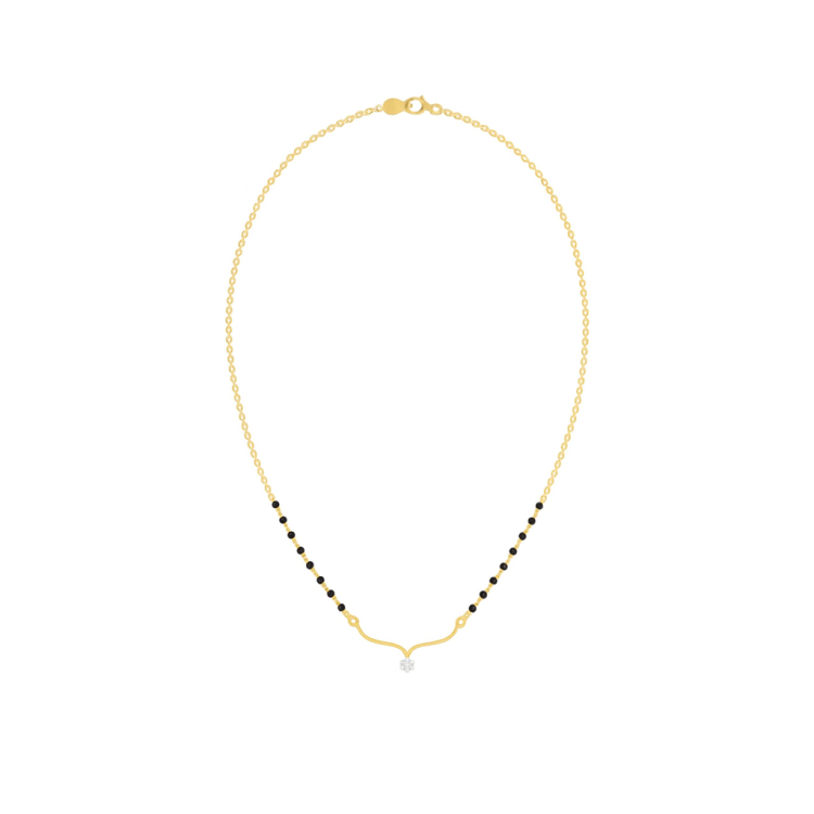 Solitaire Glow Diamond Mangalsutra
