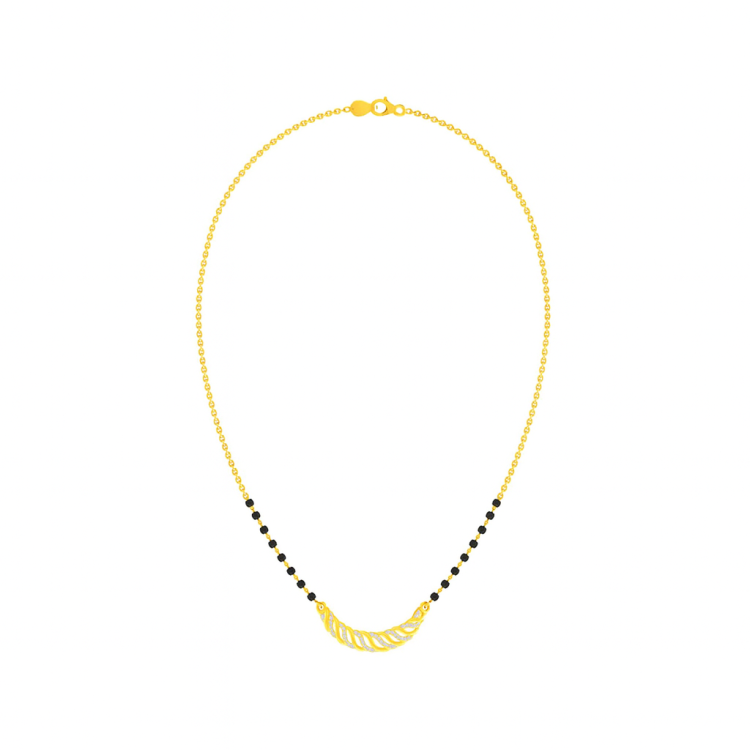 Twisted Elegance Diamond Mangalsutra