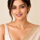 Solitaire Glow Diamond Mangalsutra
