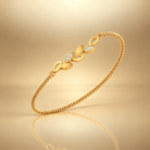 Floral Grace Diamond Bracelet