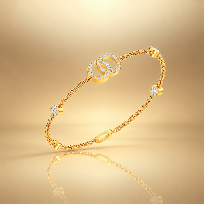 Interlocking Diamond Bracelet