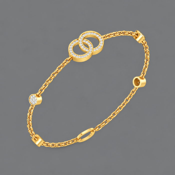 Interlocking Diamond Bracelet