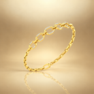 Golden Link Diamond Bracelet