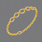 Golden Link Diamond Bracelet