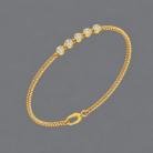 Diamond Droplet Elegance Bracelet