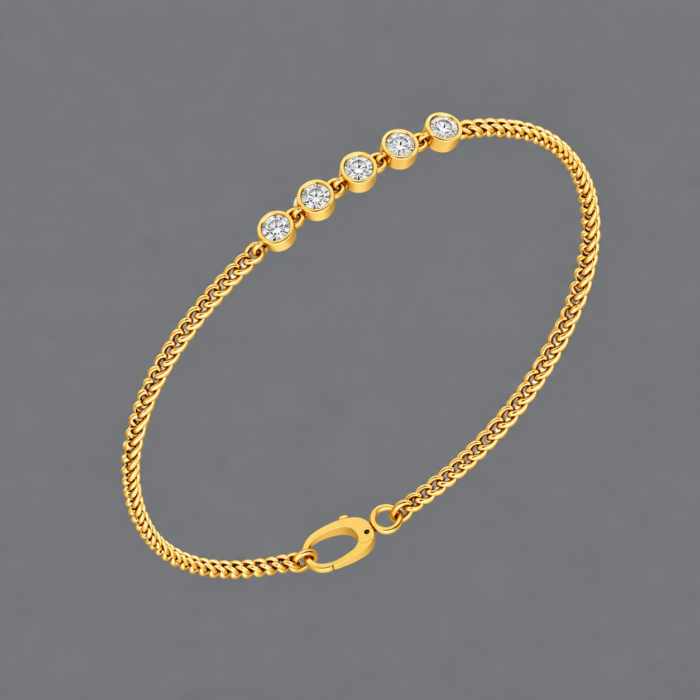 DBR46240 Diamond Droplet Elegance Bracelet