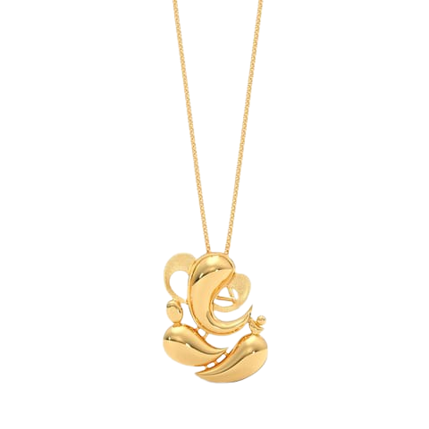 Sculptural Divine Ganesha Pendant