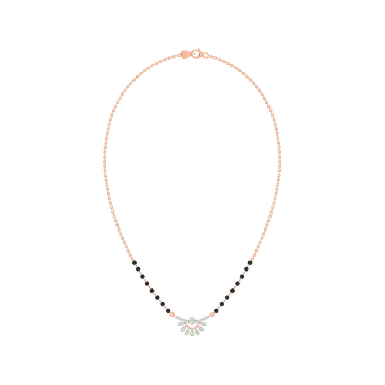 Radiant Bloom Diamond Mangalsutra