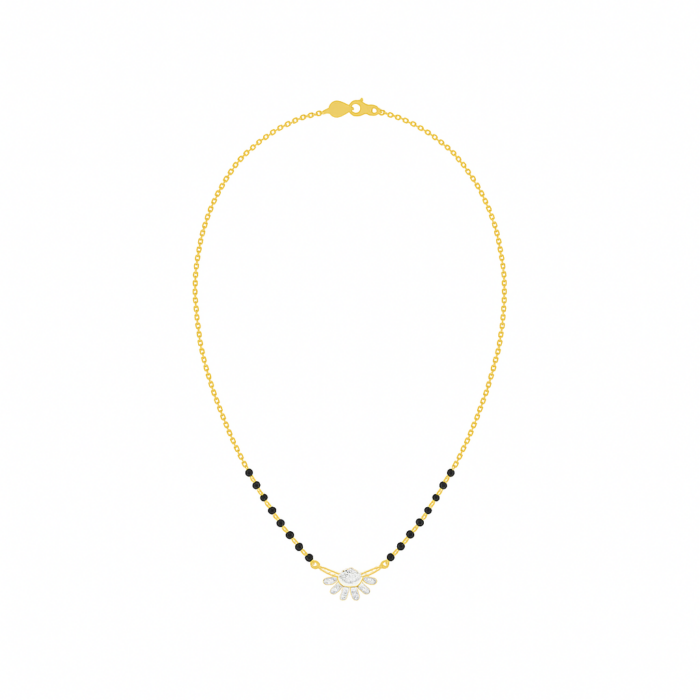 Radiant Bloom Diamond Mangalsutra